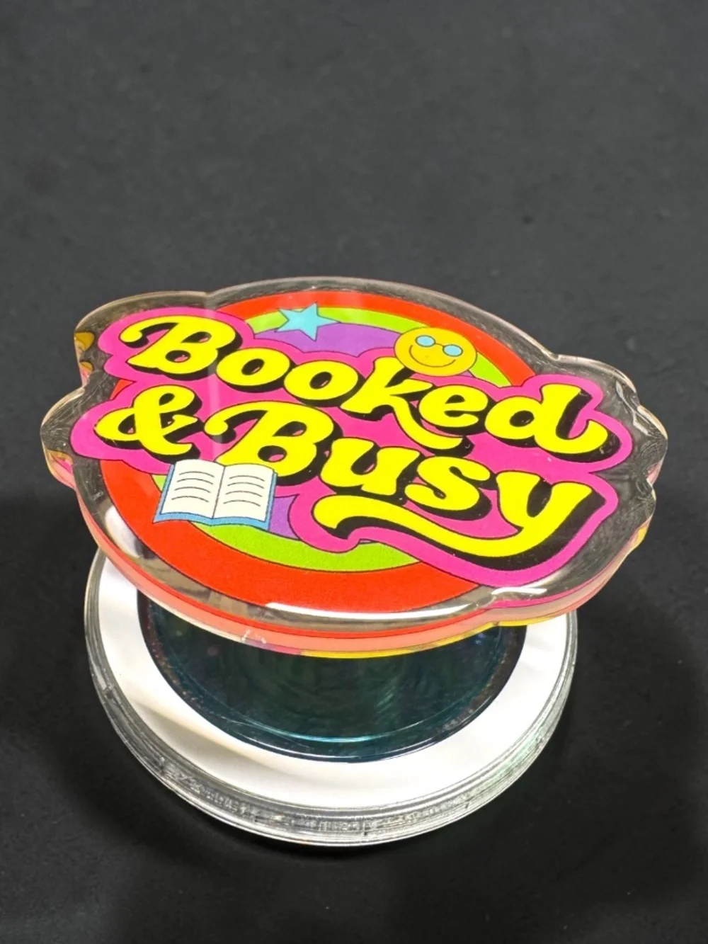 NWT Booked & Busy Kindle Grip Magnetic E-Reader Holder